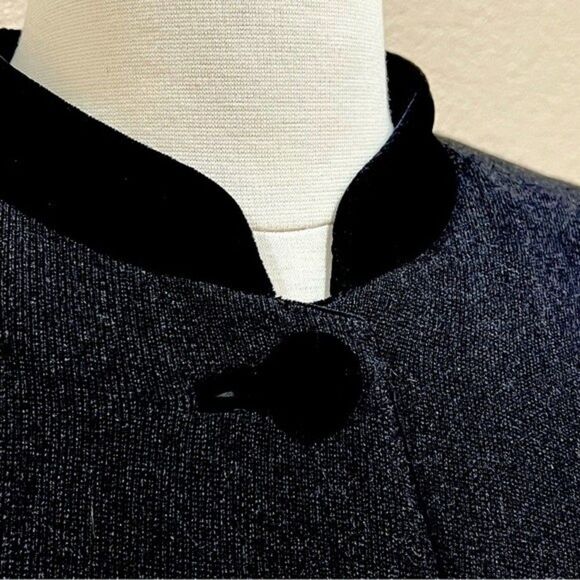 Gaisberger Vintage Black Loden Austrian Coat Size 44 - Picture 6 of 15